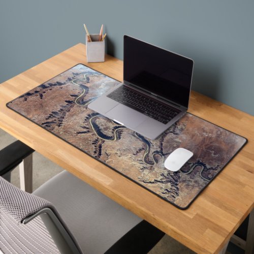The Green River And Its Tributary Canyons In Utah Desk Mat