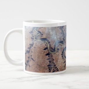 The Green River And Its Tributary Canyons In Utah Giant Coffee Mug
