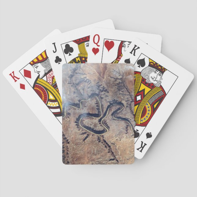 The Green River And Its Tributary Canyons In Utah Poker Cards (Back)