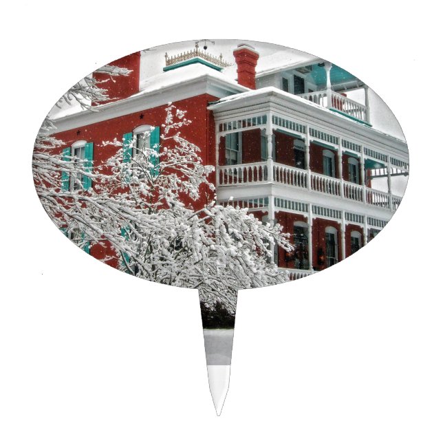 The Green Roof Inn Cake Topper (Front)