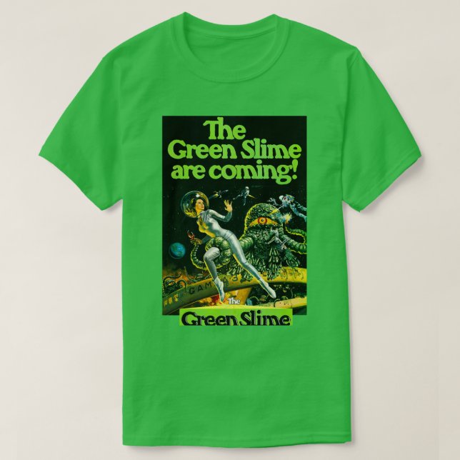 The Green Slime 1969 T-Shirt (Design Front)