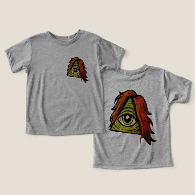The Green Supereye Toddler T-shirt (Design Front & Back)