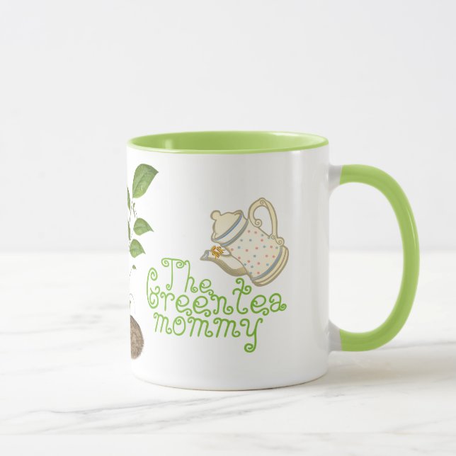 The Green Tea Mommy Mug (Right)