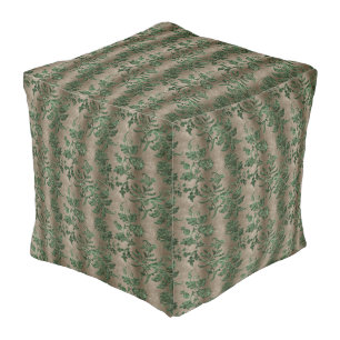The Green Velvet  Series Design 15  Pouf