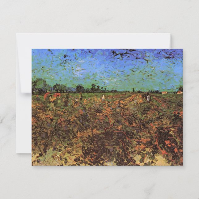 The Green Vineyard by Vincent van Gogh (Front)