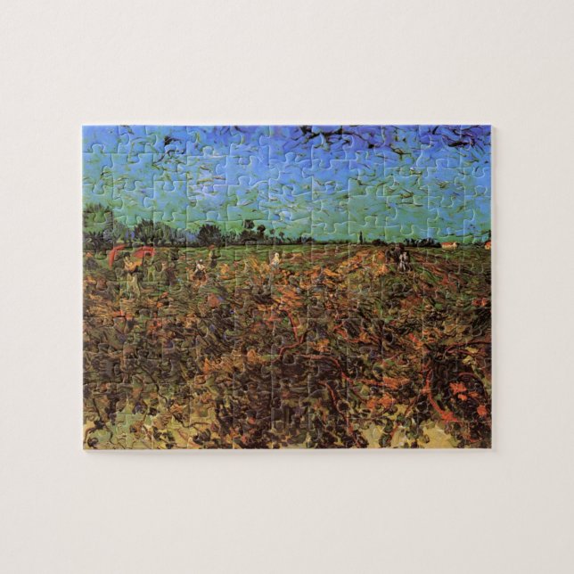 The Green Vineyard by Vincent van Gogh Jigsaw Puzzle (Horizontal)