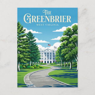 The Greenbrier USA Postcard