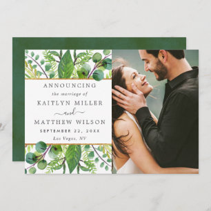 The Greenery & Gold Wedding Collection Announcement
