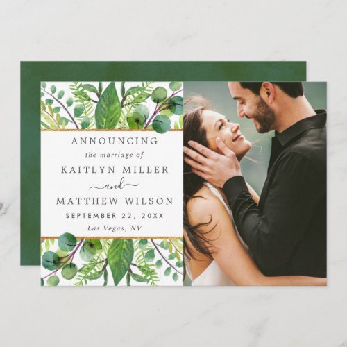 The Greenery  Gold Wedding Collection Announcement