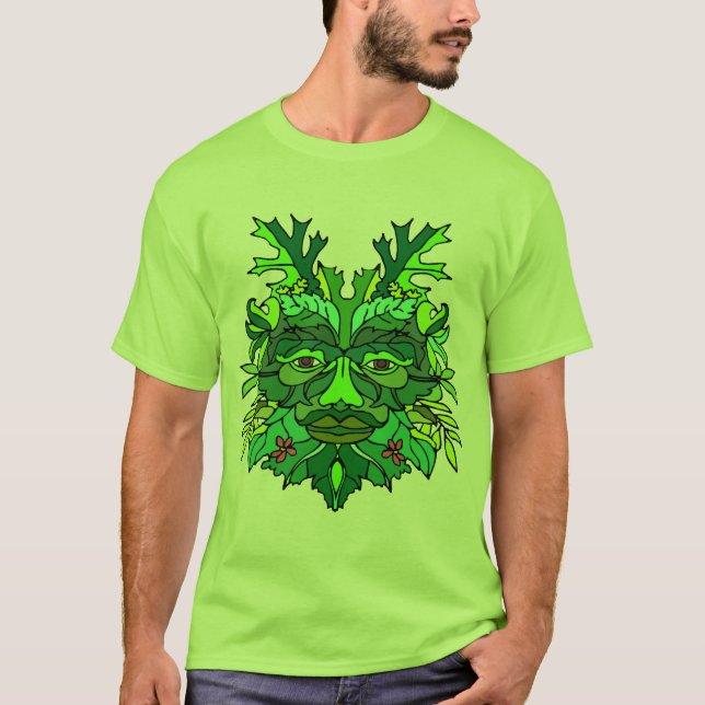 The Greenman (Light) T-Shirt (Front)