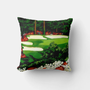 The Greens, golf course Throw Pillow