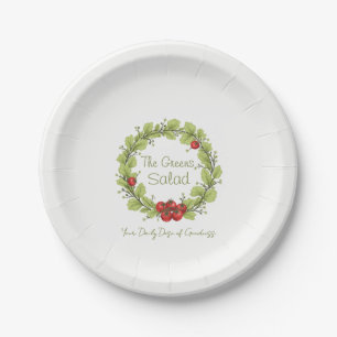 The Greens Salad Paper Plates