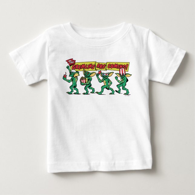 The Gremlins™ Are Coming Baby T-Shirt (Front)