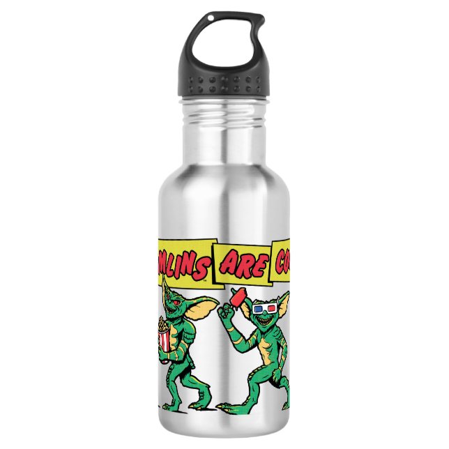The Gremlins™ Are Coming Stainless Steel Water Bottle (Front)
