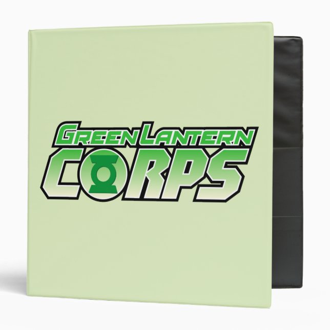 The Gren Lantern Corps Logo 2 Binder (Front/Inside)