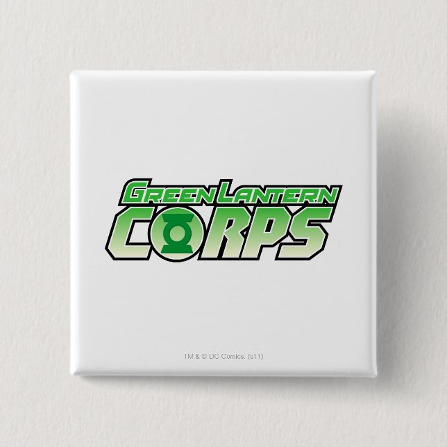 The Gren Lantern Corps Logo 2 Button (Front)