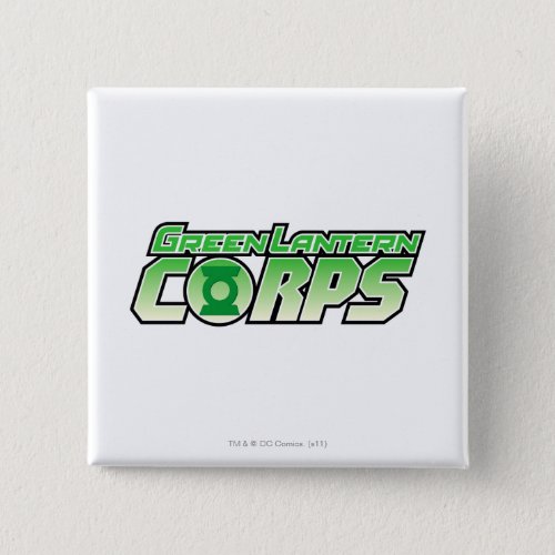 The Gren Lantern Corps Logo 2 Button