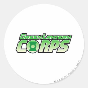 The Gren Lantern Corps Logo 2 Classic Round Sticker