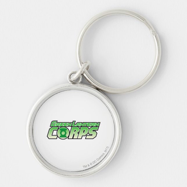 The Gren Lantern Corps Logo 2 Keychain (Front)