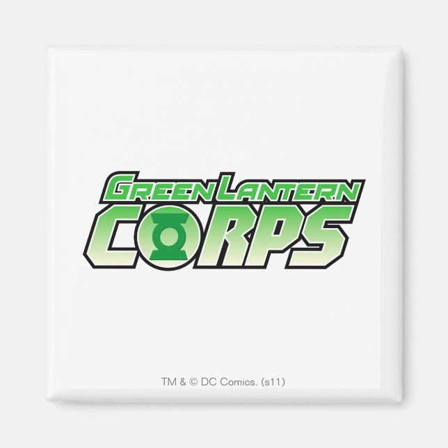 The Gren Lantern Corps Logo 2 Magnet (Front)