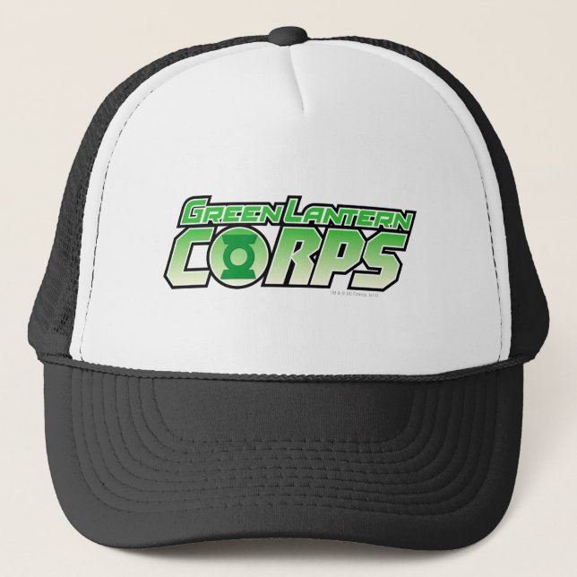 The Gren Lantern Corps Logo 2 Trucker Hat (Front)