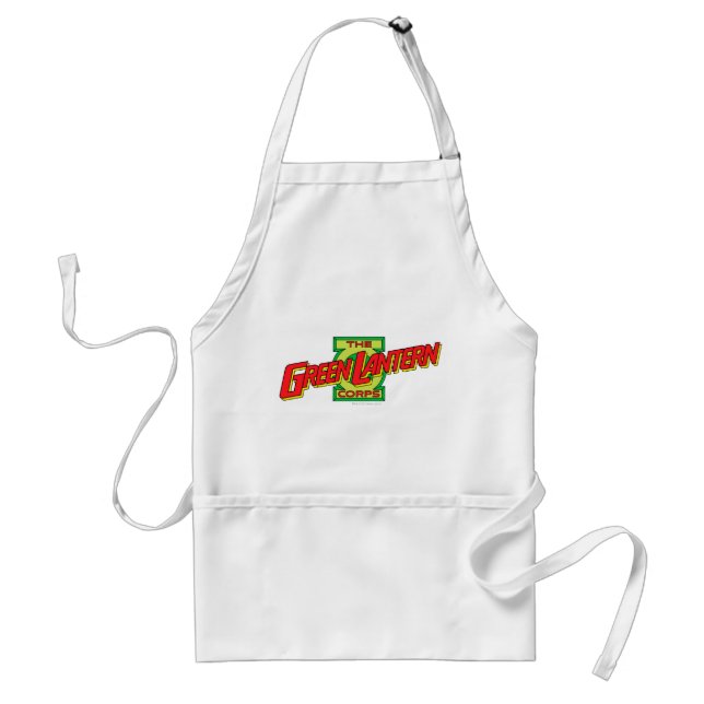 The Gren Lantern Corps Logo Adult Apron (Front)