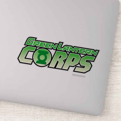 The Gren Lantern Corps Logo Sticker