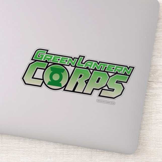 The Gren Lantern Corps Logo Sticker (Detail)