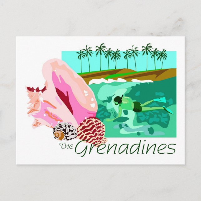 The Grenadines Postcard (Front)