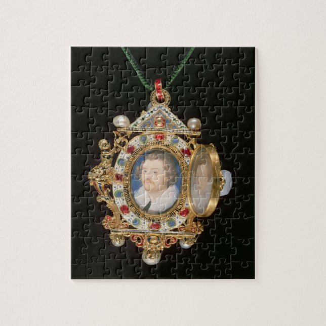The Gresley Jewel, with miniature portraits of Sir Jigsaw Puzzle (Vertical)