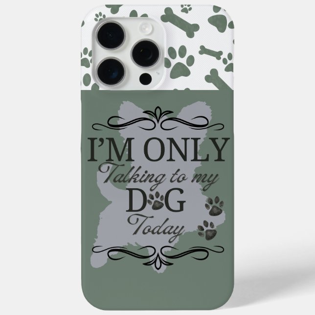 The Grey Dog Case-Mate iPhone Case (Back)