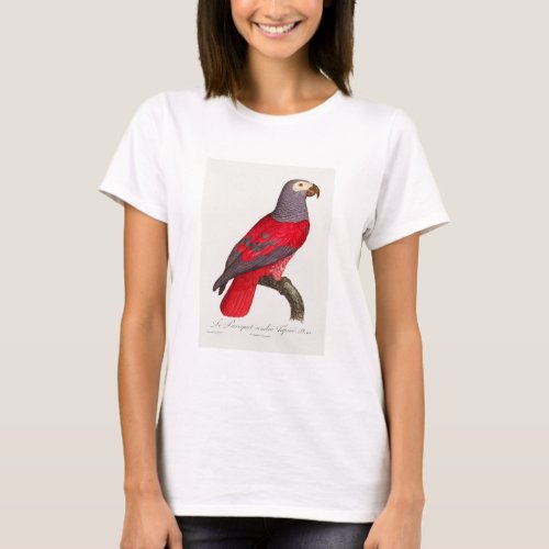 The Grey Red Parrot Psittacus erithacus T_Shirt