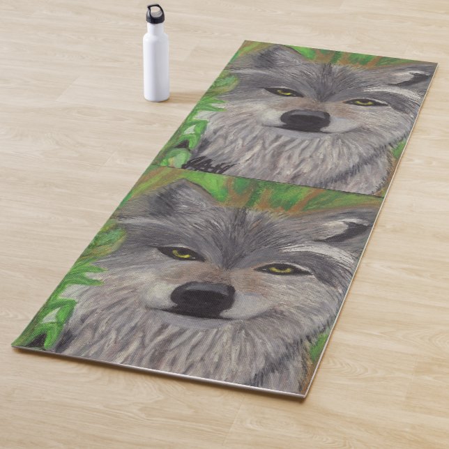 THE GREY WOLF  YOGA MAT (In Situ)