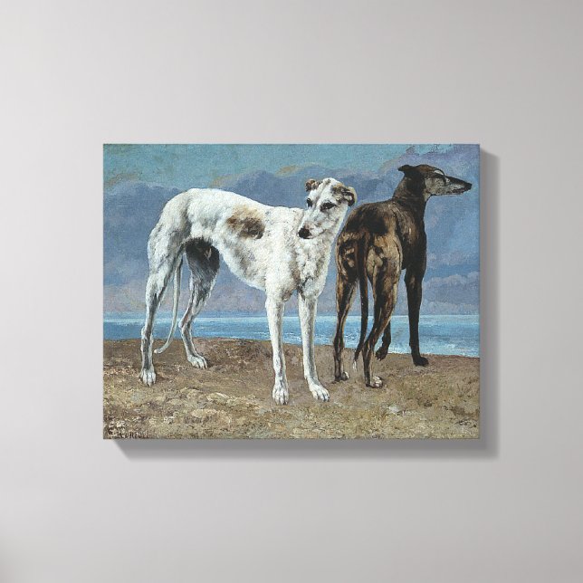 The Greyhounds of the Comte de Choisel Canvas Print (Front)