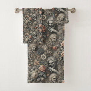 The Greys – Gothic Victorian Bath Towel Set