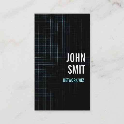 Customizable The Grid Business Card