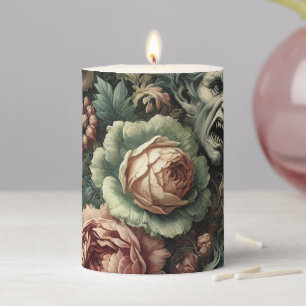 ⚰️ The Grief Council – Gothic Ritual in Solitaire Pillar Candle