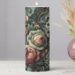 ⚰️ The Grief Council – Gothic Sanctum in Solitaire Pillar Candle