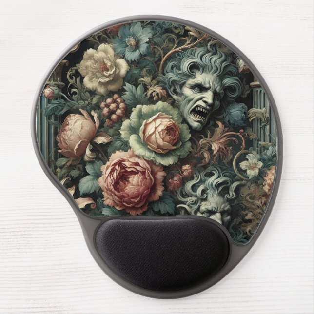 ⚰️ The Grief Council – Gothic Victorian Gel Mouse Pad (Front)