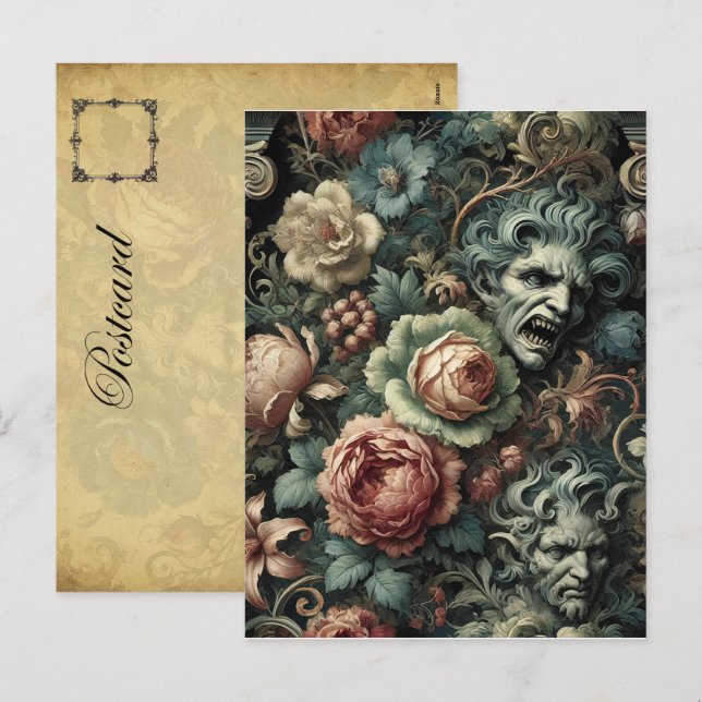 ⚰️ The Grief Council – Gothic Victorian Holiday Postcard (Front/Back)