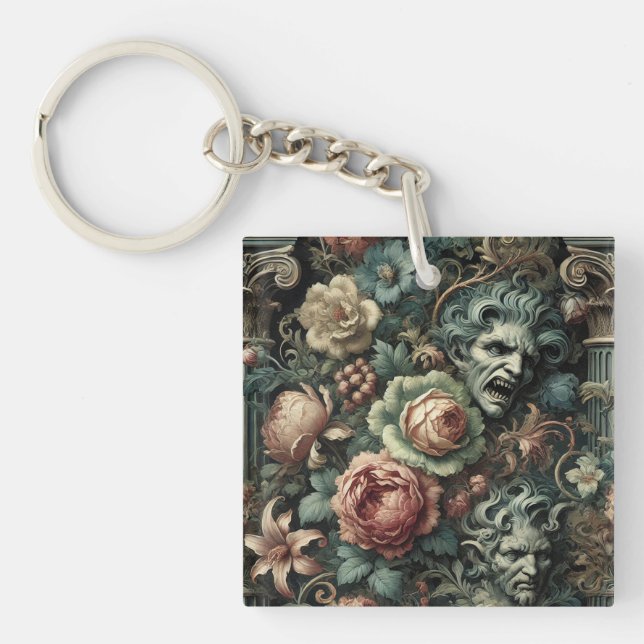 ⚰️ The Grief Council – Gothic Victorian Keychain (Front)