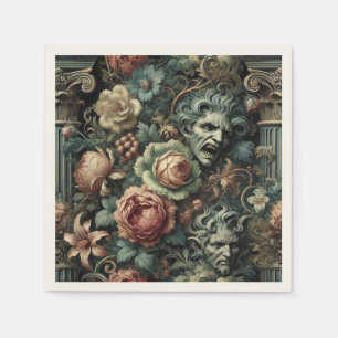 ⚰️ The Grief Council – Gothic Victorian Napkins