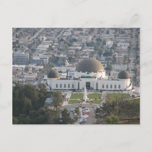The Griffith Observatory Postcard