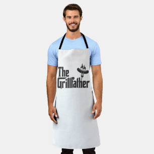 The Grill father Funny BBQ Dad Gift Apron