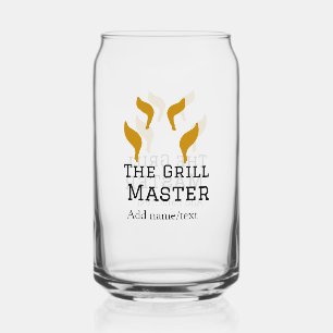 The grill master add name text cooking best barequ can glass