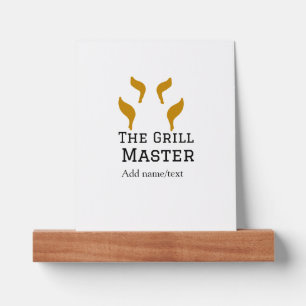 The grill master add name text cooking best barequ picture ledge