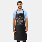 The Grill Master Editable Color Personalized Apron