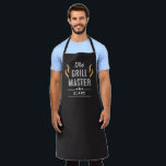 The Grill Master Editable Color Personalized Apron<br><div class="desc">This lovely design can be customized to your favorite color combinations. Matching adult and junior designs available. Makes a great gift! Find stylish stationery and gifts at our shop: www.berryberrysweet.com.</div>