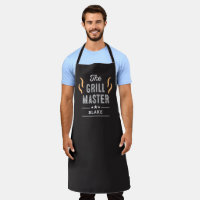 The Grill Master Editable Color Personalized Apron
