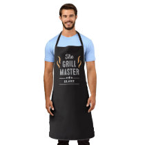 The Grill Master Editable Color Personalized Apron